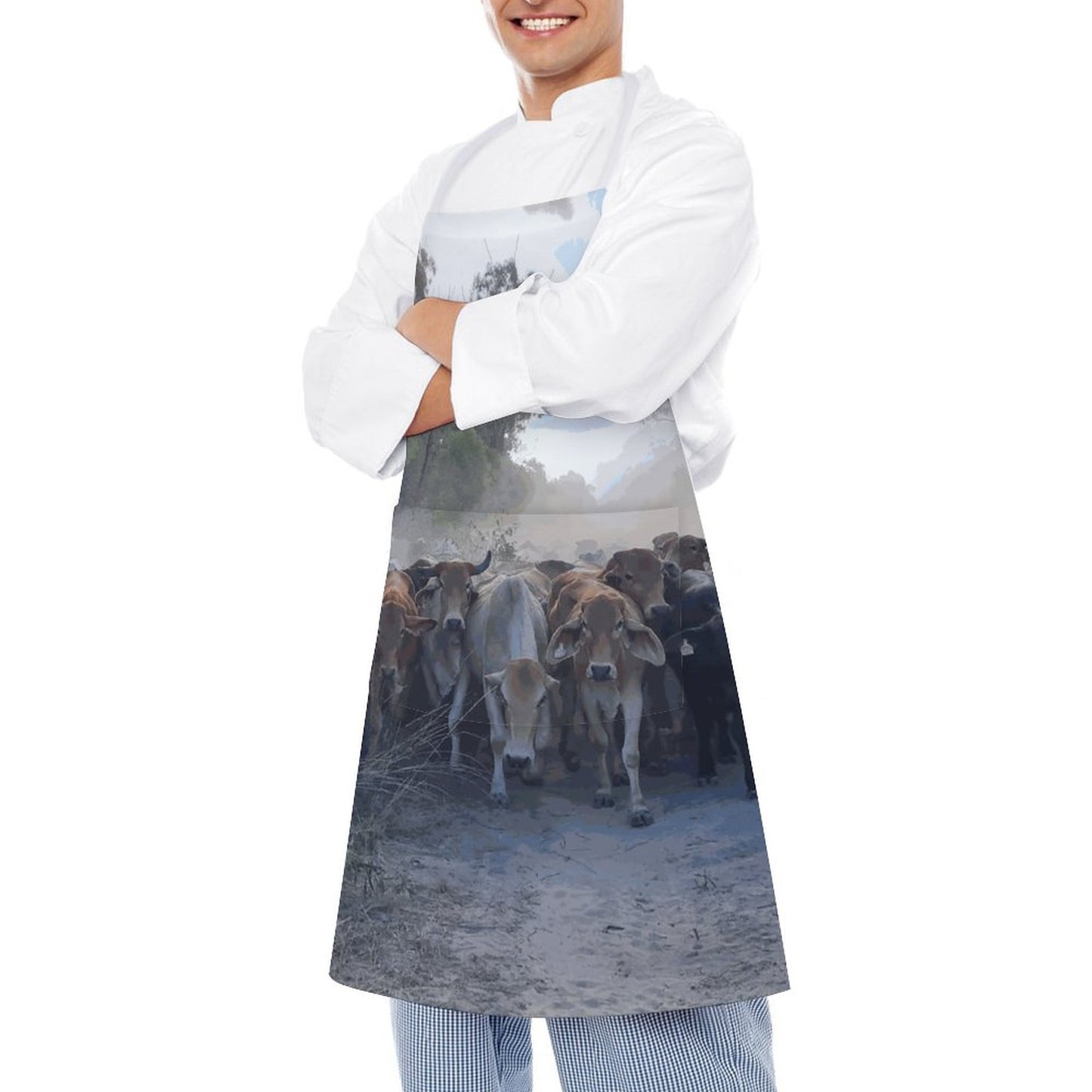 Taking The Lead Adult Apron with Pocket