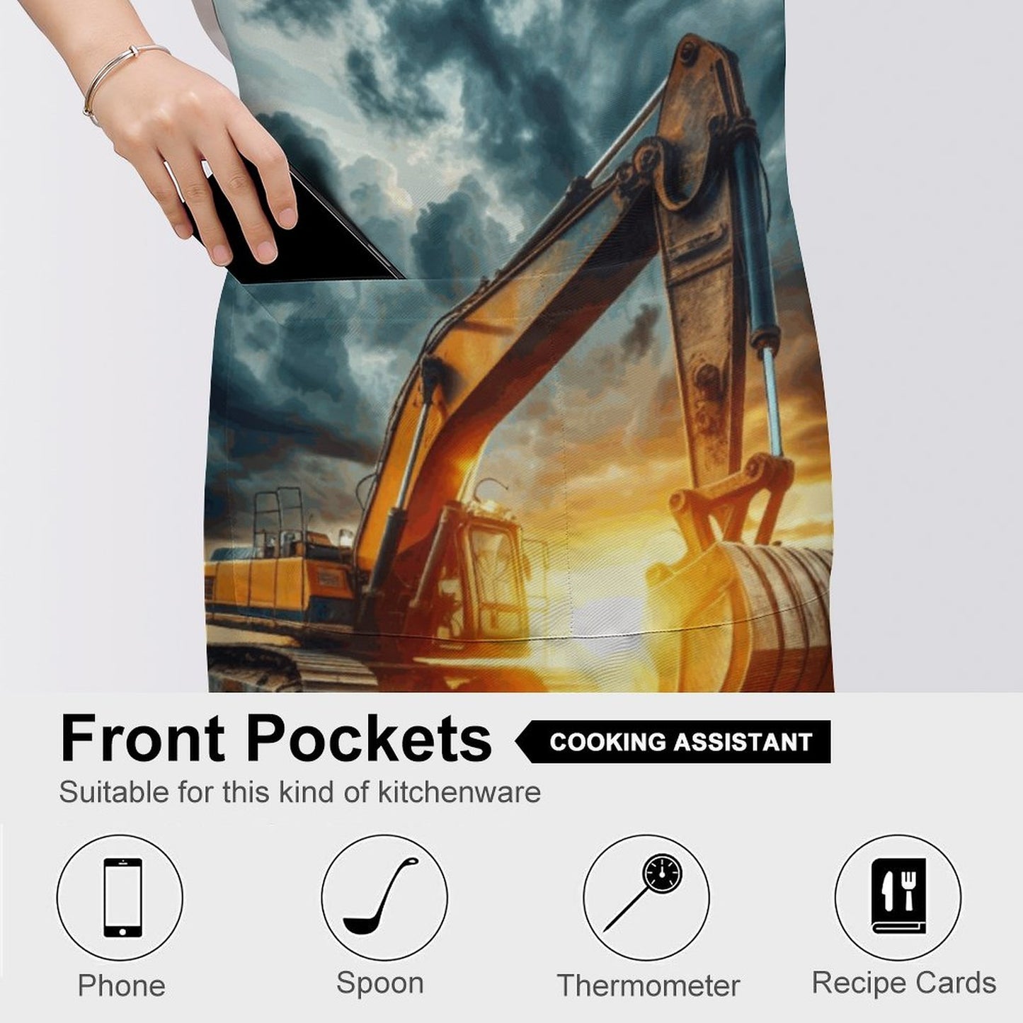 Clancy Adult Apron with Pocket