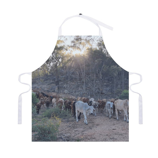 Walking Home Adult Apron with Pocket