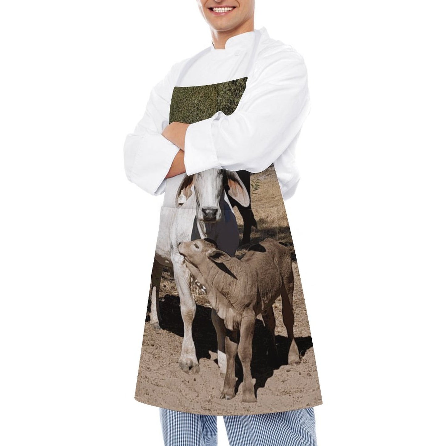 Mum & Baby Adult Apron with Pocket