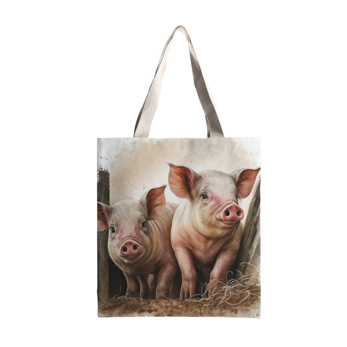 Remi Natural Canvas Tote Bags