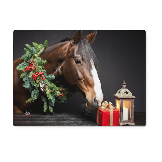 Rosie's Christmas Glass Chopping Board