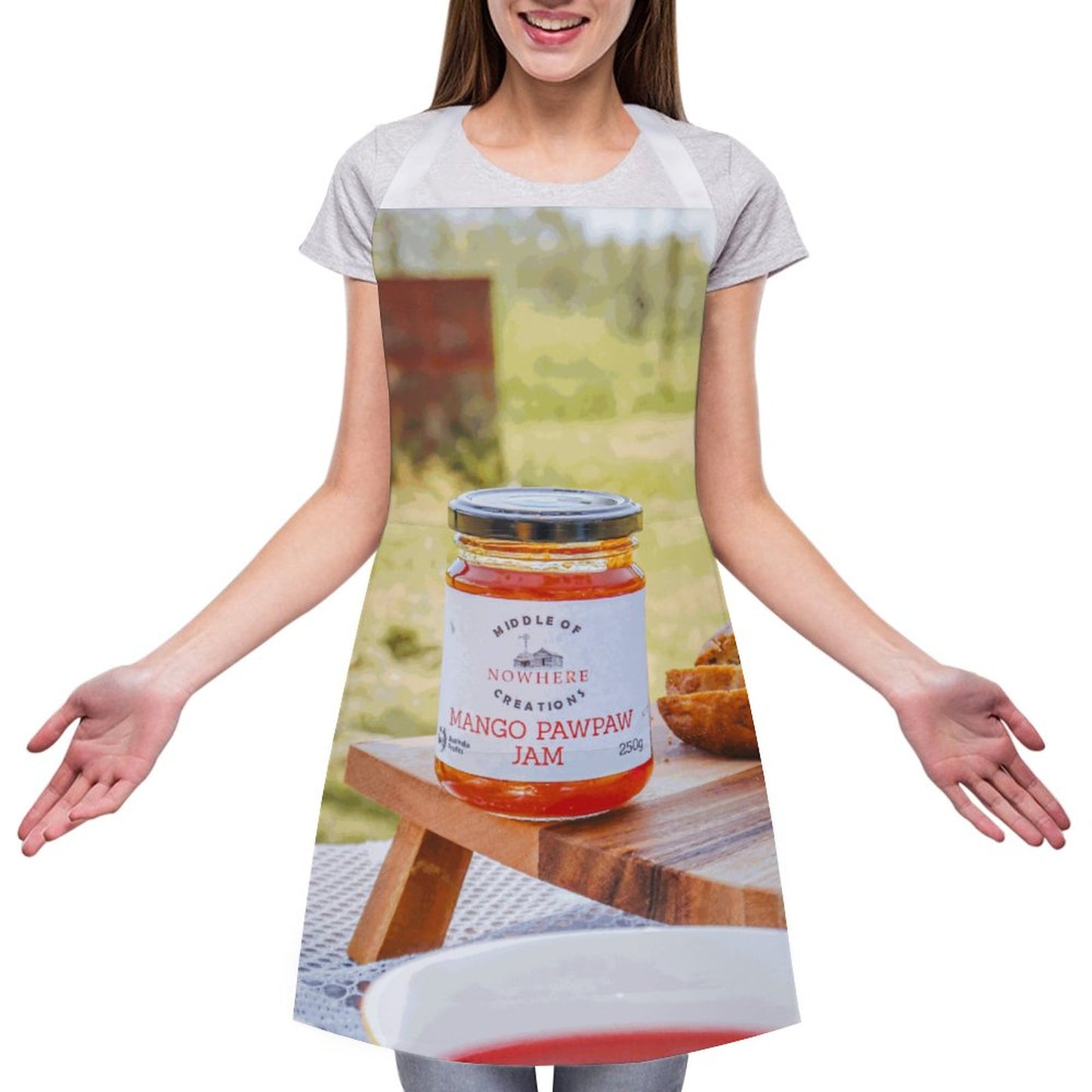 Mango Pawpaw Adult Apron with Pocket