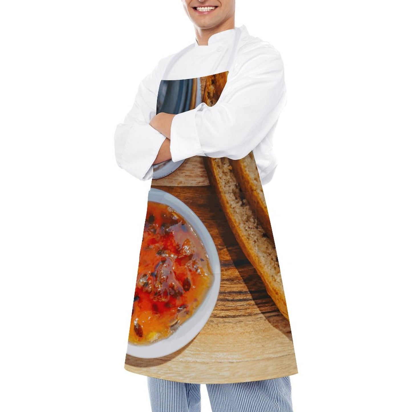 Passionfruit Jam Adult Apron with Pocket