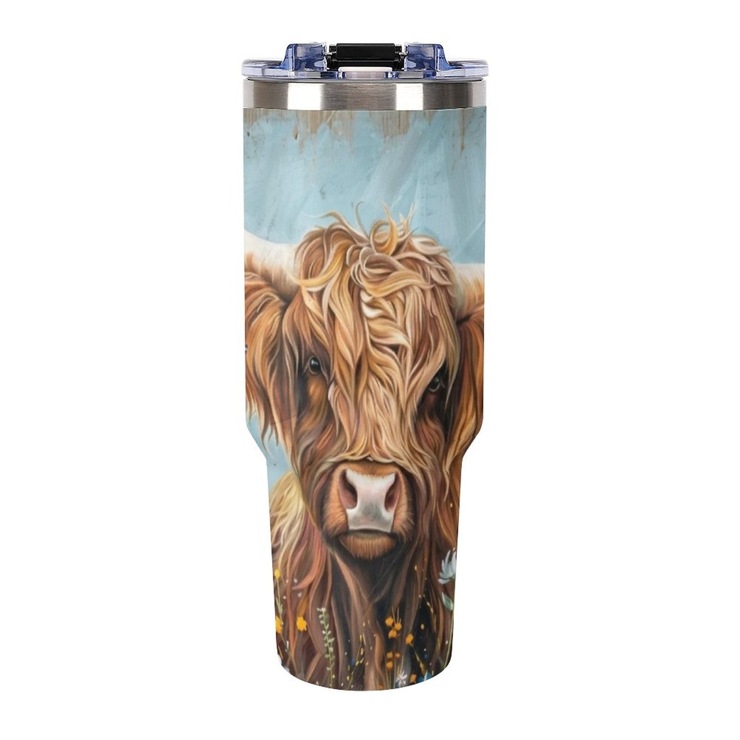 Betsy 40oz Insulated Tumbler with Handle and Straw
