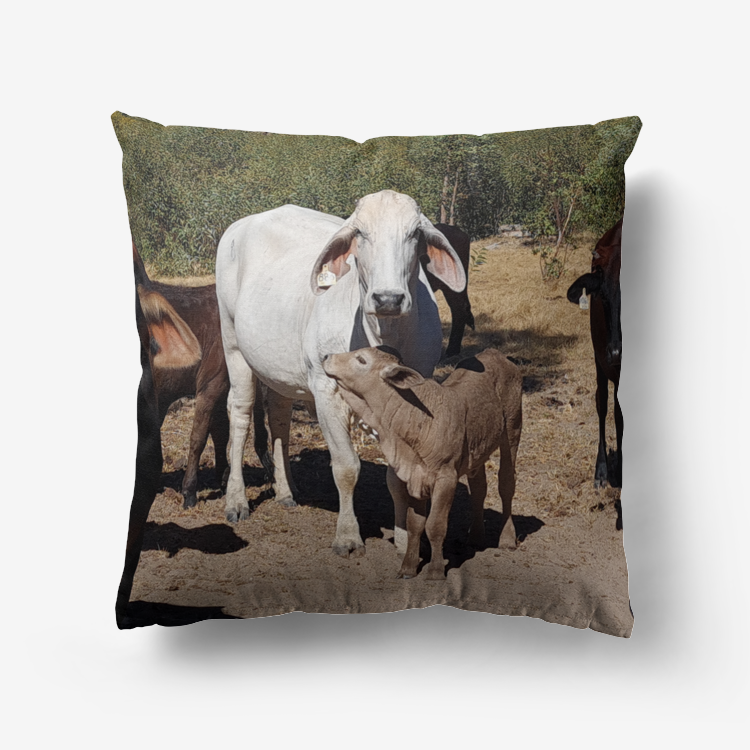 Mum & Baby Throw Pillow