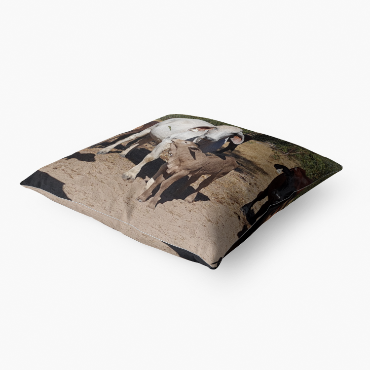 Mum & Baby Throw Pillow