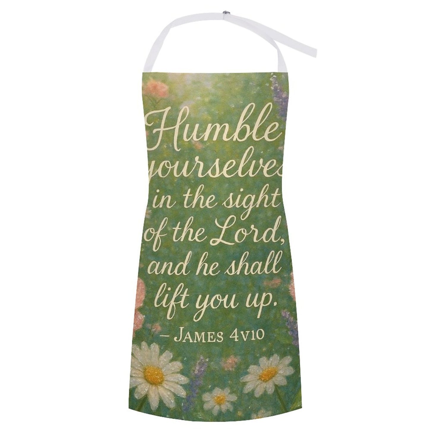 Humble Yourselves Adult Apron with Pocket