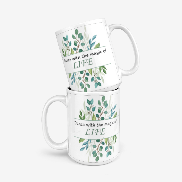 Dance With The Magic Of Life Ceramic Mug 330ml