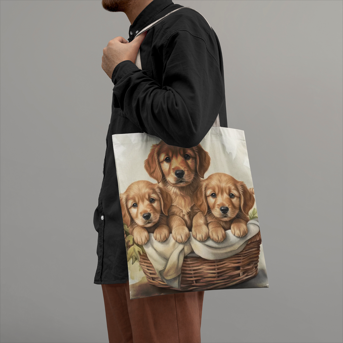 Cheyenne Natural Canvas Tote Bags