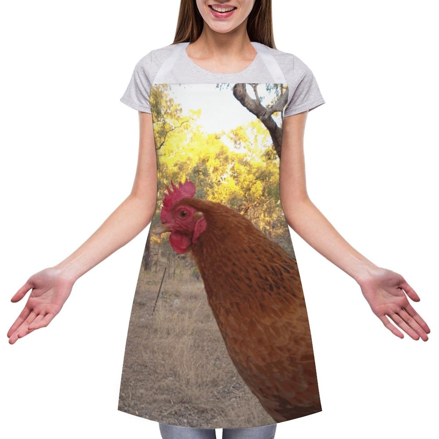 Chooking You Out Adult Apron with Pocket