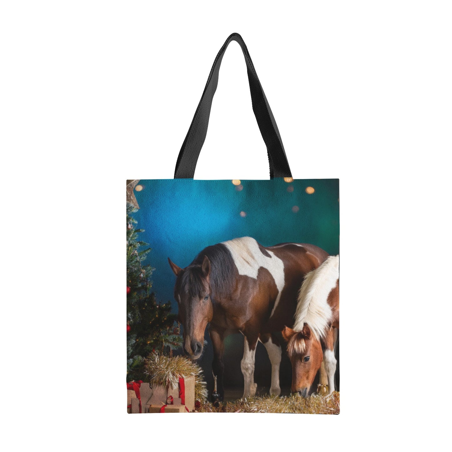 Freya & Trixie's Christmas Natural Canvas Tote Bag