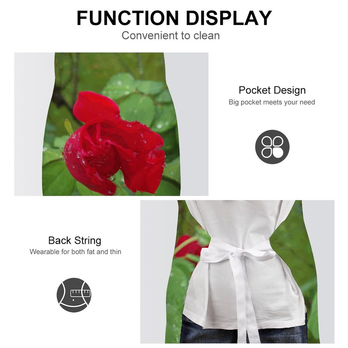 Mr Lincoln Adult Apron with Pocket