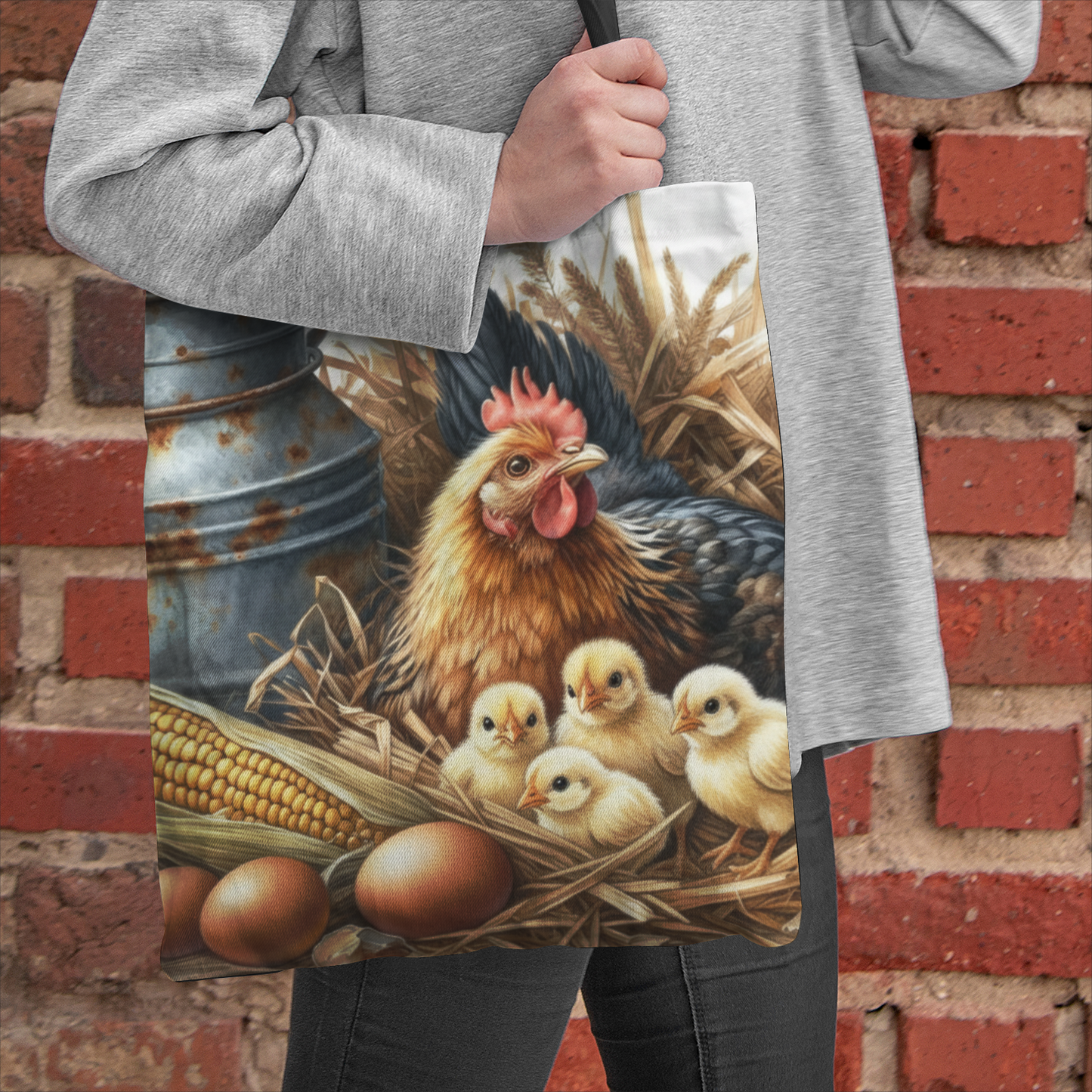 Martha Natural Canvas Tote Bags