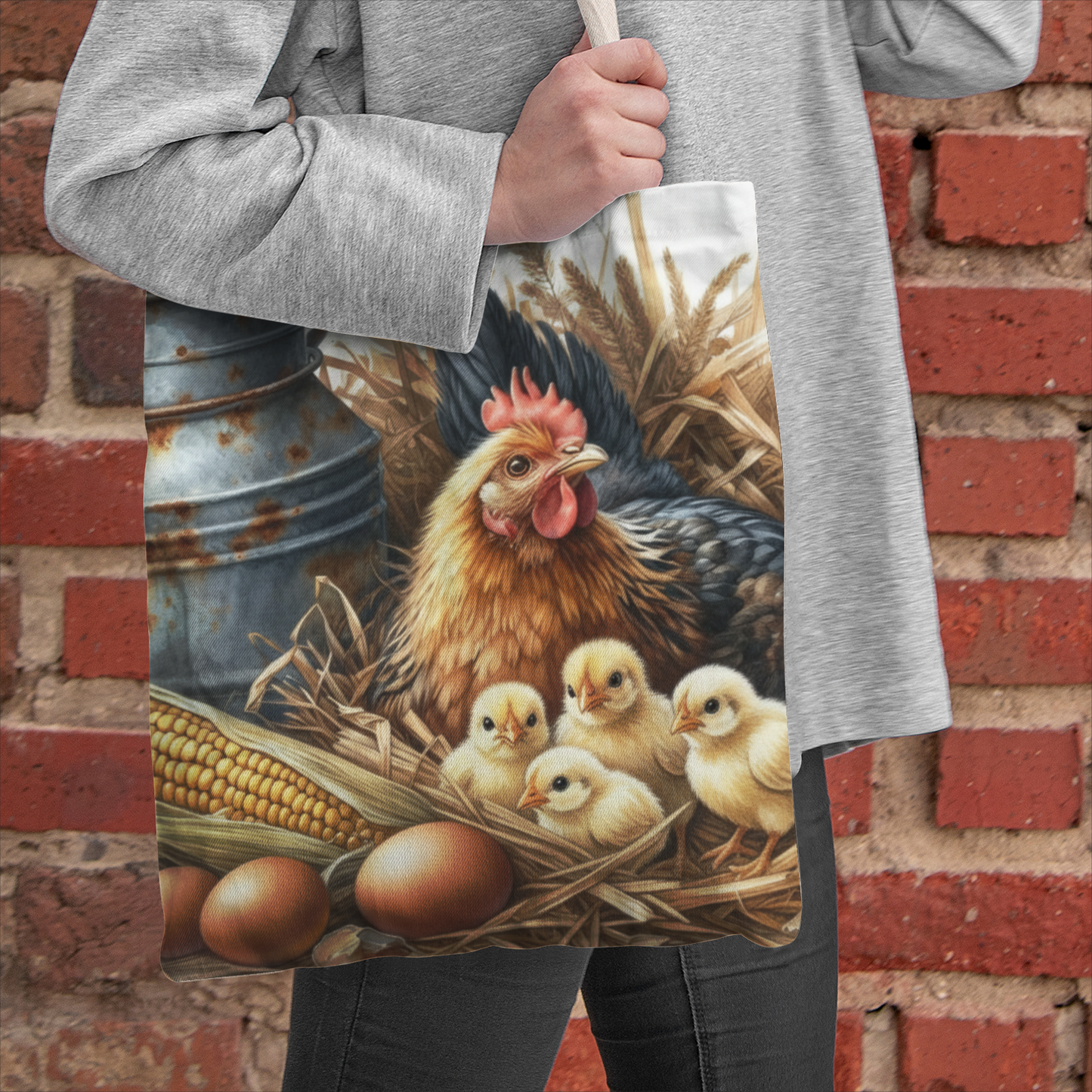 Martha Natural Canvas Tote Bags