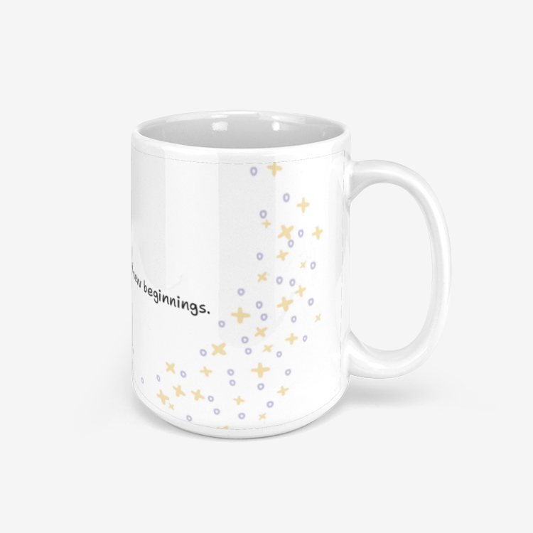 Believe In The Magic Of New Beginnings Ceramic Mug 330ml