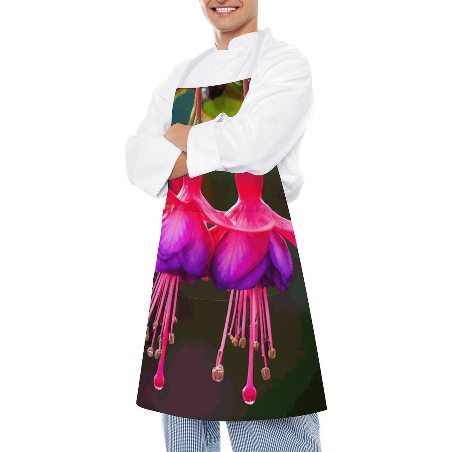Divine Fuchsia Adult Apron with Pocket