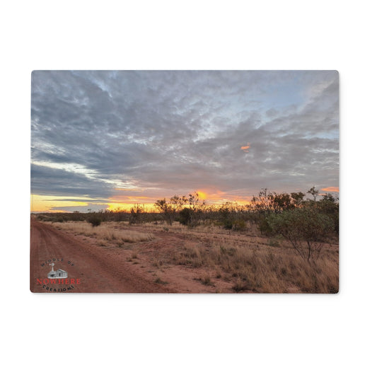 Outback Australia Glass Chopping Board