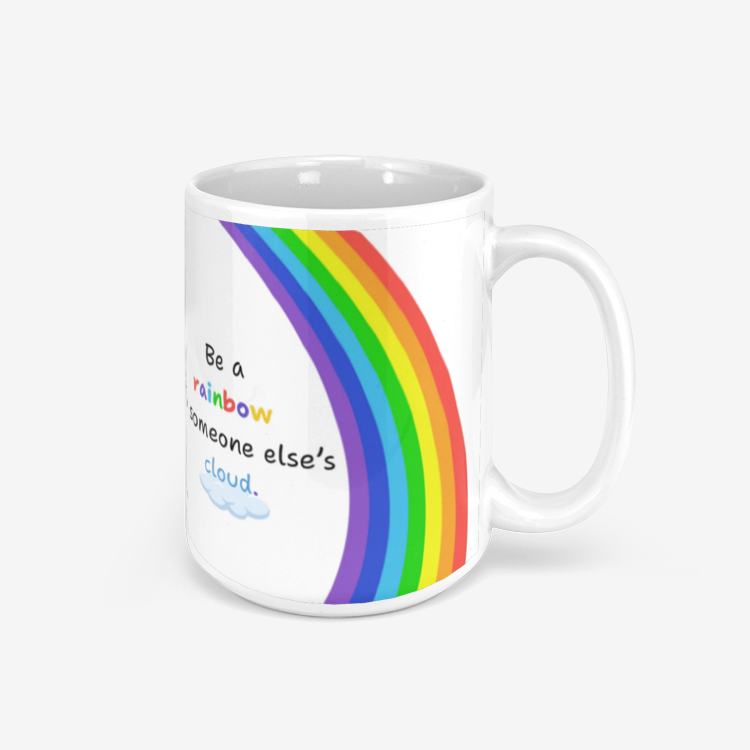 Be A Rainbow Ceramic Mug 330ml