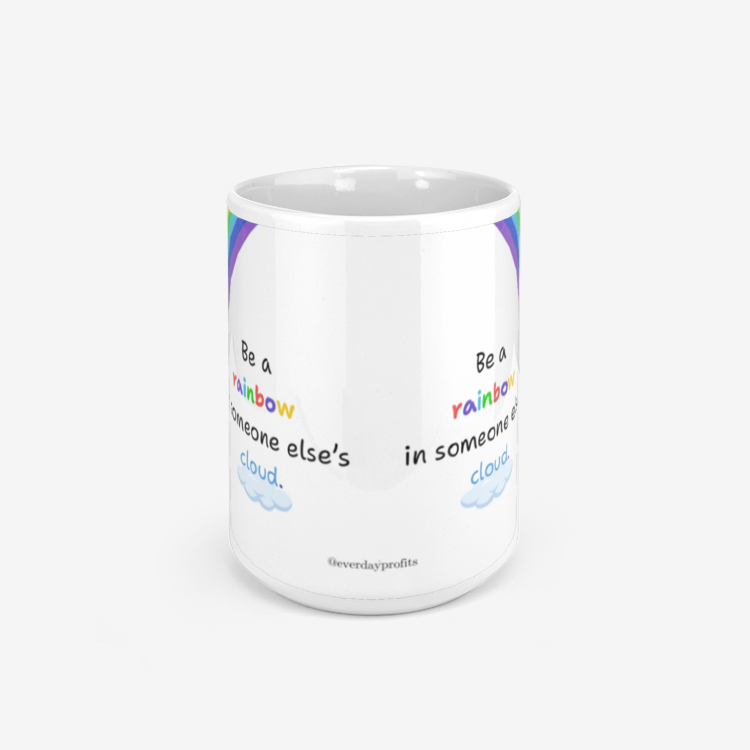 Be A Rainbow Ceramic Mug 330ml