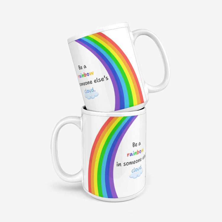 Be A Rainbow Ceramic Mug 330ml