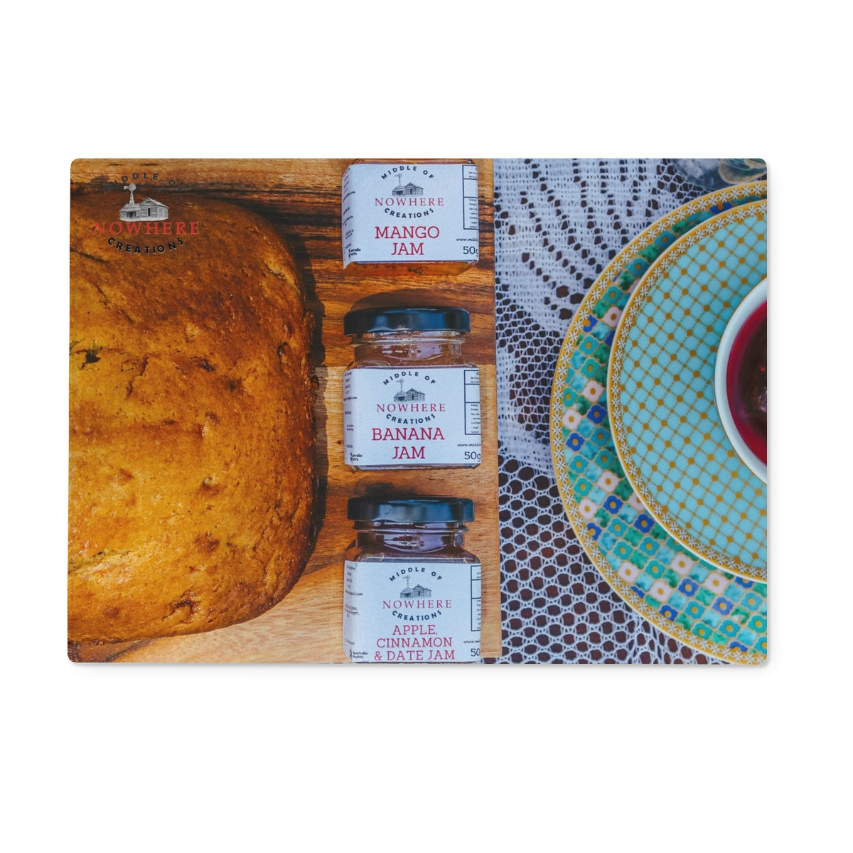 Jam Trio Glass Chopping Board