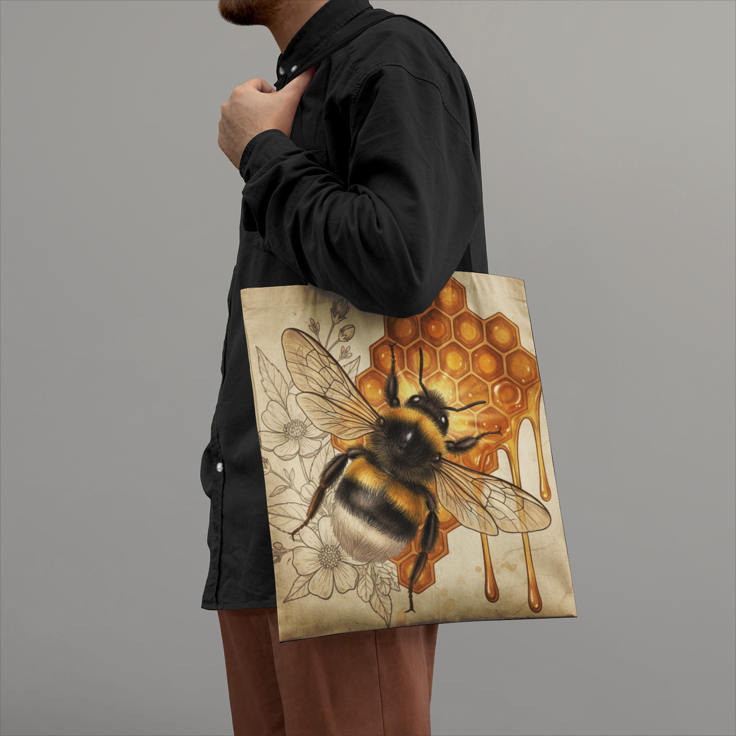 Maria Natural Canvas Tote Bags