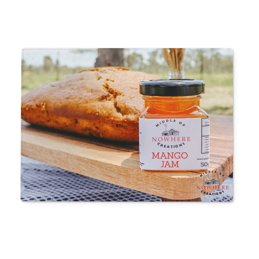 Mango Jam Glass Chopping Board
