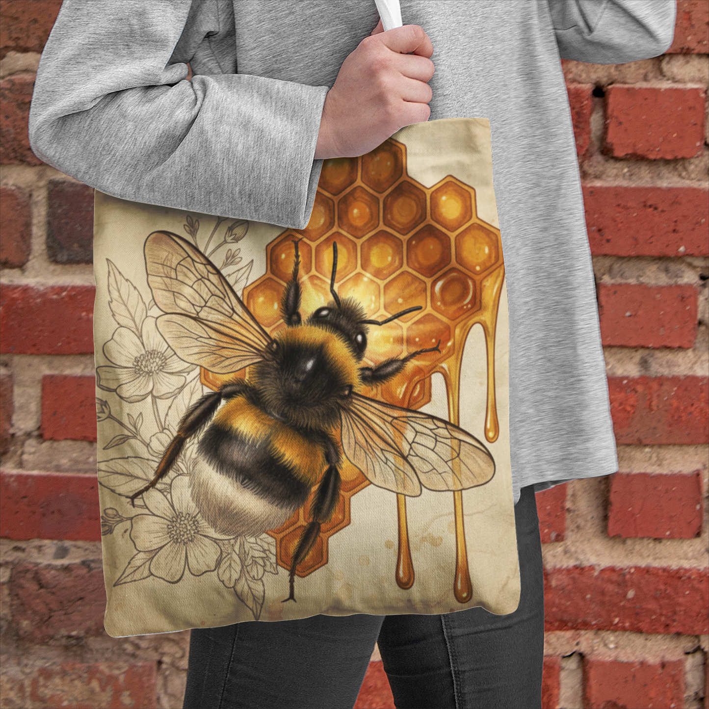 Maria Natural Canvas Tote Bags