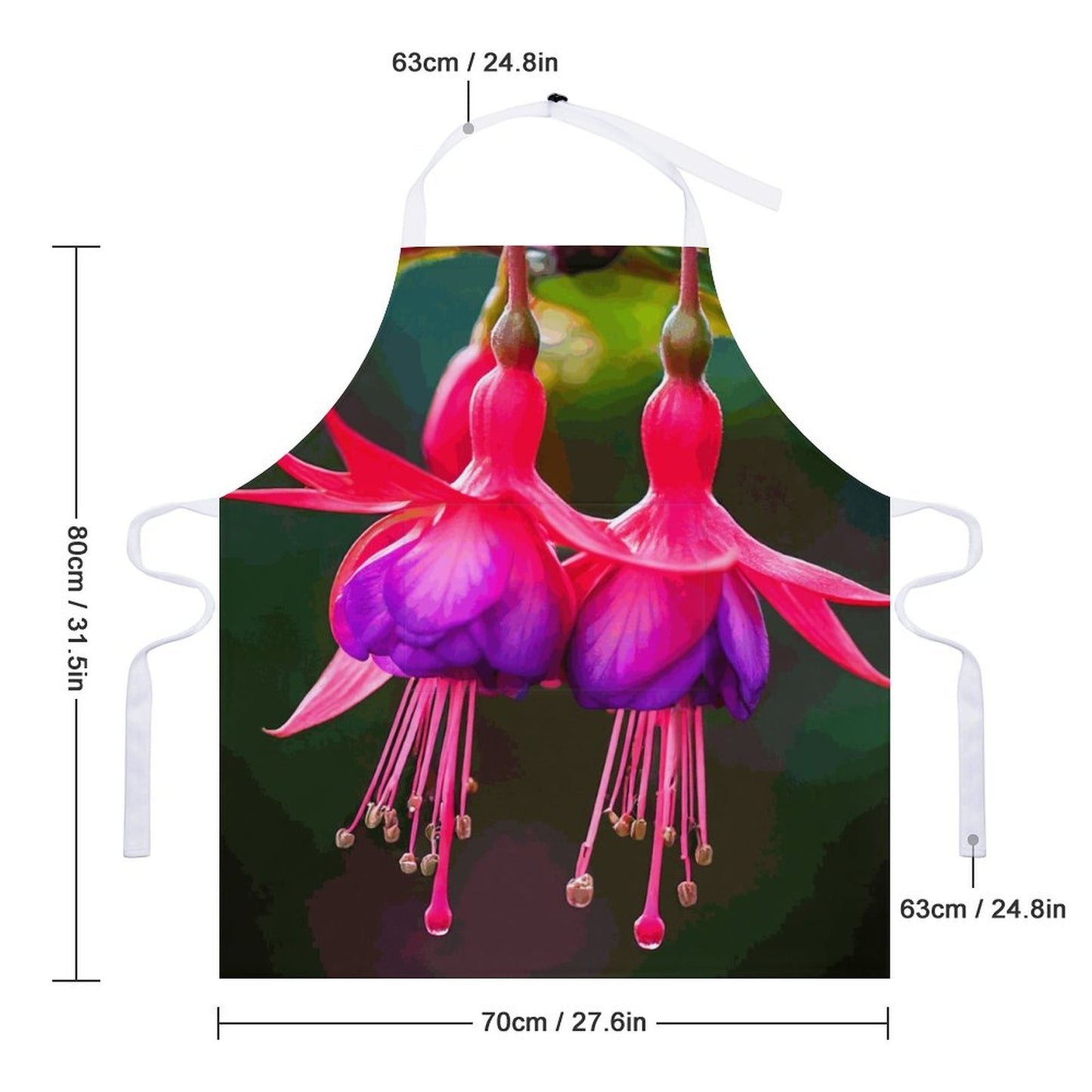 Divine Fuchsia Adult Apron with Pocket