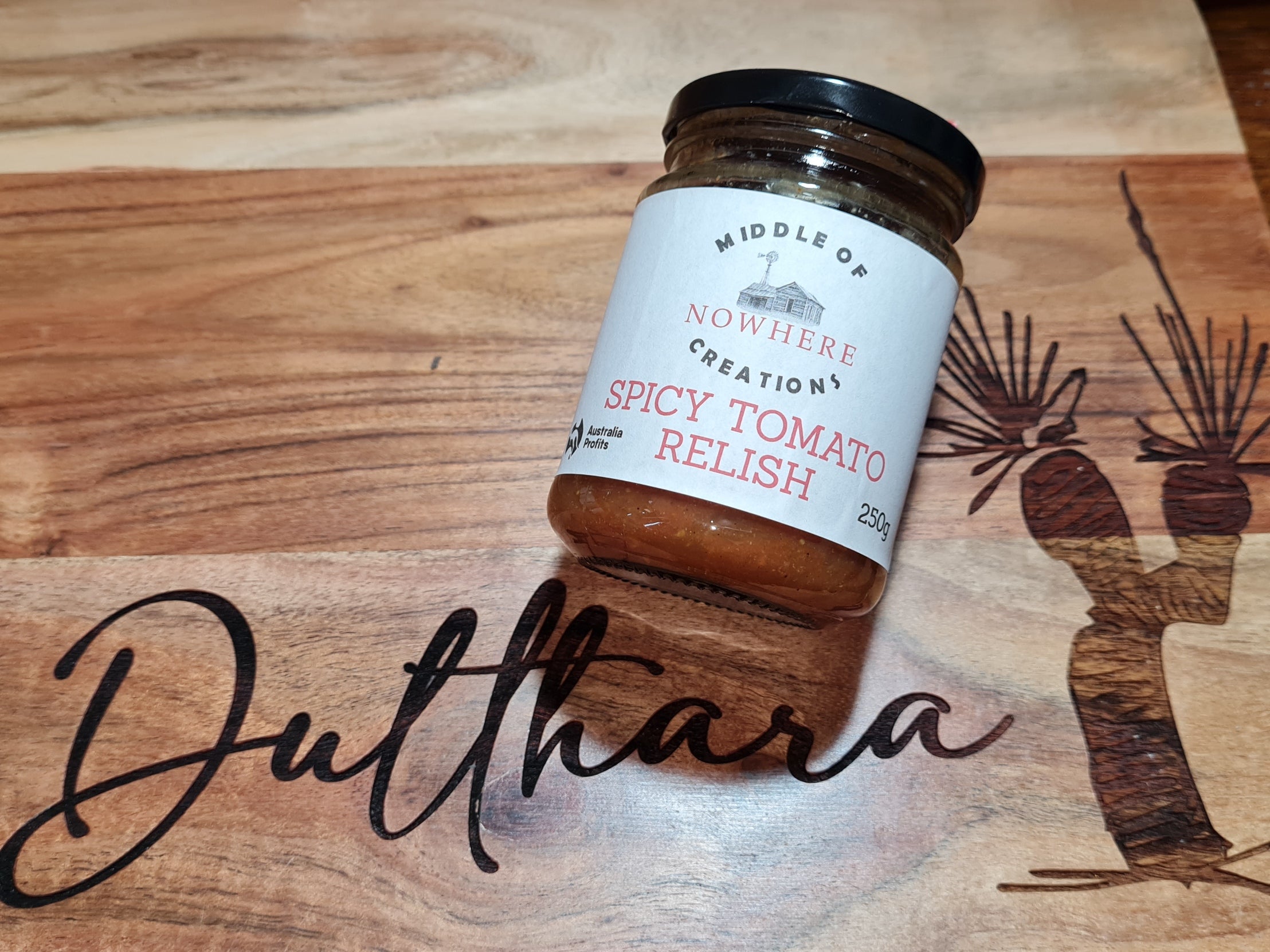 Spicy Tomato Relish 250g - Middle Of Nowhere Creations