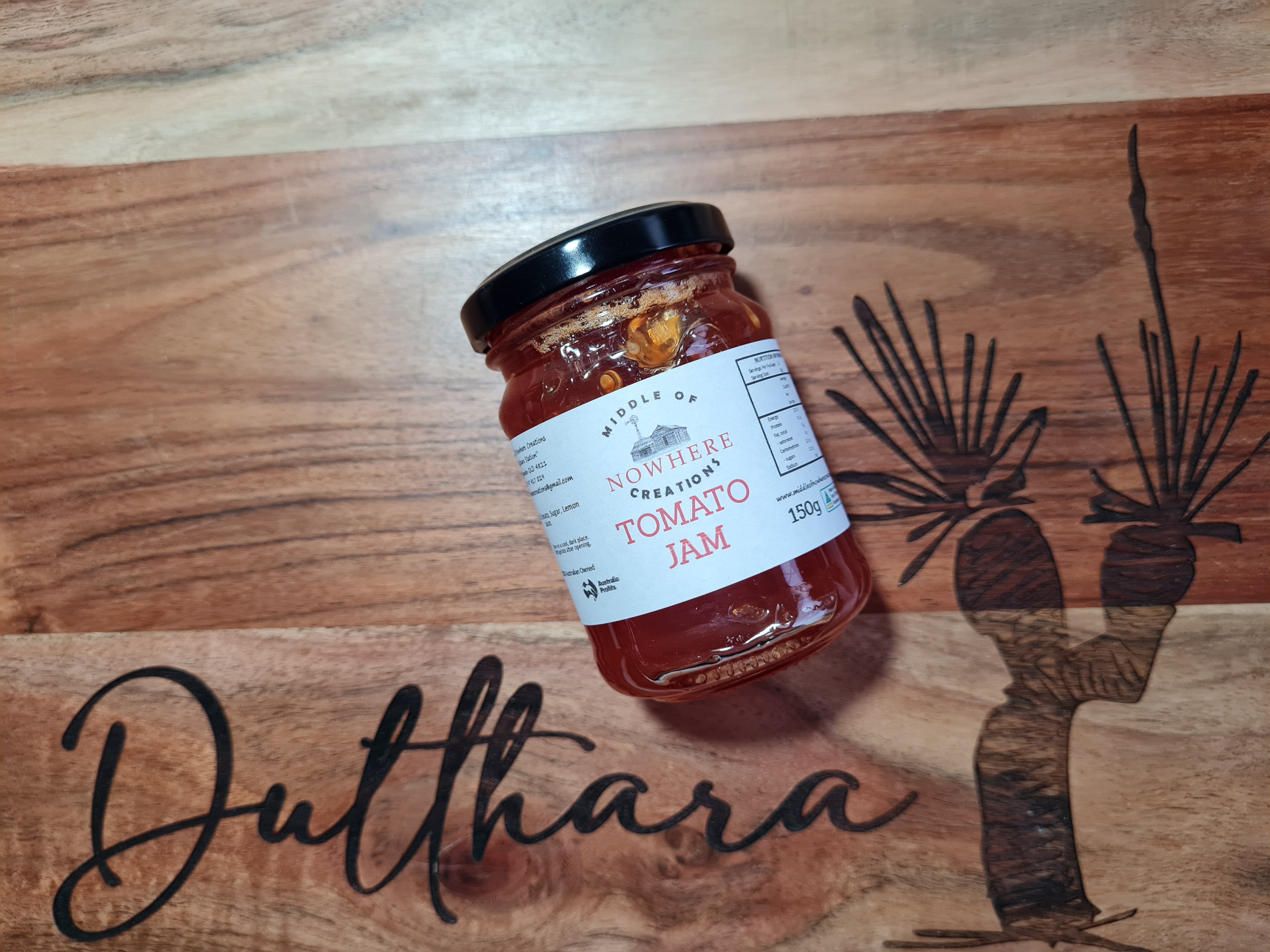 Tomato Jam 150g - Middle Of Nowhere Creations