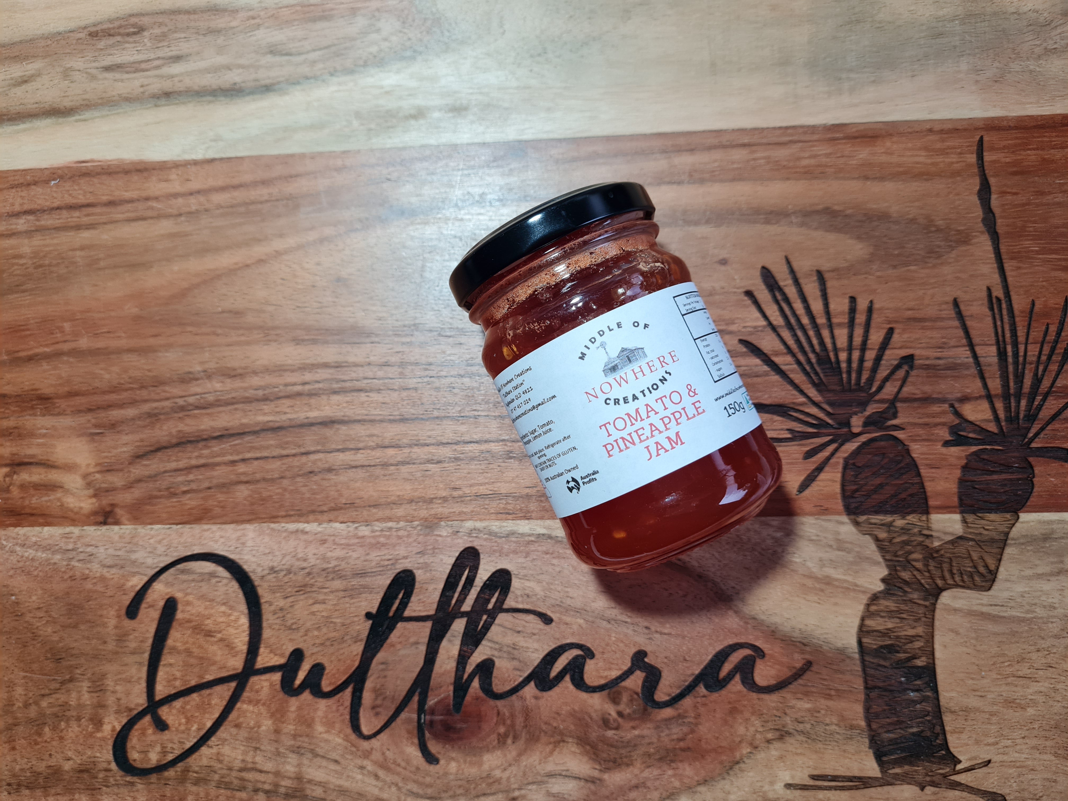 Tomato and Pineapple Jam 150g - Middle Of Nowhere Creations
